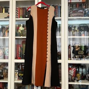 Eva Mendes size 18 midi dress